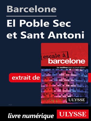 cover image of Barcelone--El Poble Sec et Sant Antoni